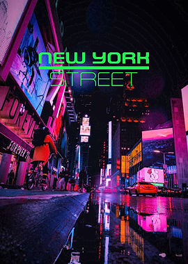 Neon Light Street