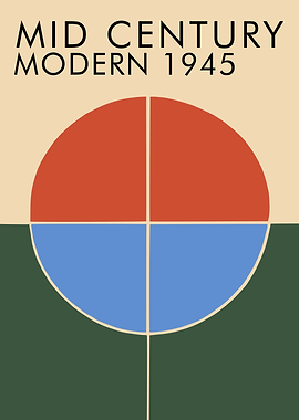 Mid Century Modern Art Print