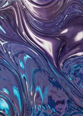 Blue and pink Holographic