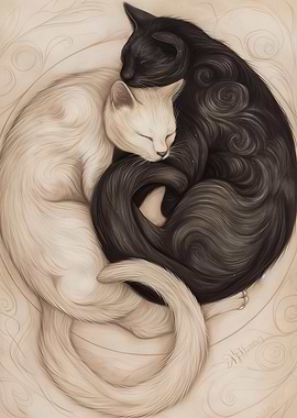 Yin Yang Cats