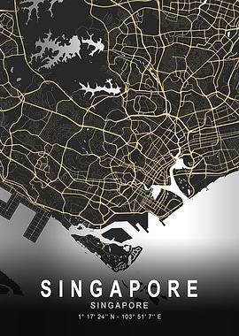 Singapore Silver Map