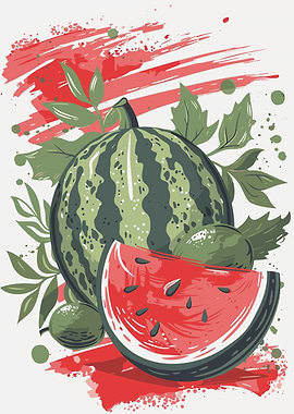 Watermelon Illustration
