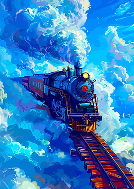 Steam Train in the Clouds