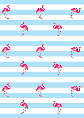Pink Flamingo Pattern