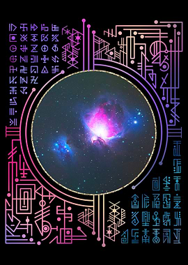 Orion Nebula Arctic Runes