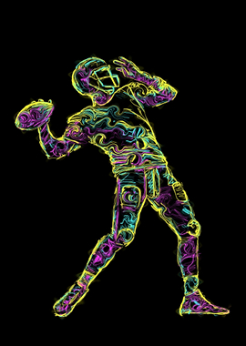 american football art1