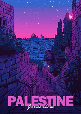 Jerusalem Palestine Poster