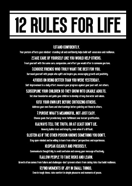 Rules for Life