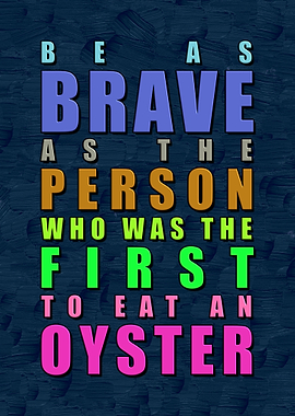 Oyster Saying