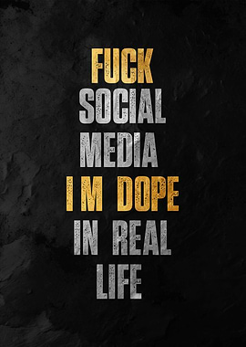 fuck social media