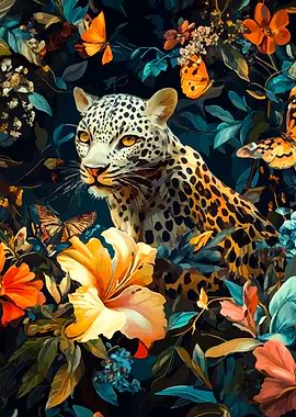 Leopard in Bloom