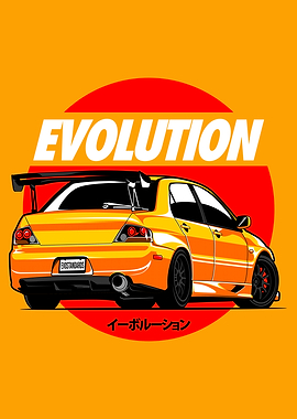 Evolution Car Art