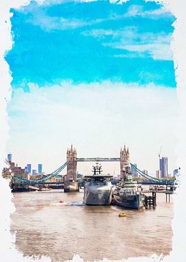 Tower Bridge & Ships