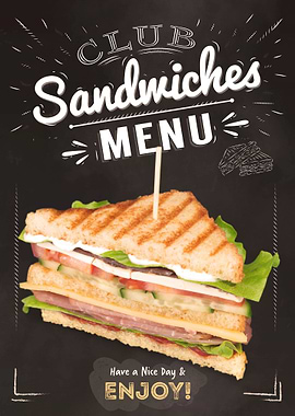 Club Sandwich Menu