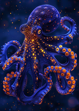 Neon Octopus