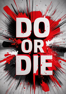 Do Or Die Typography
