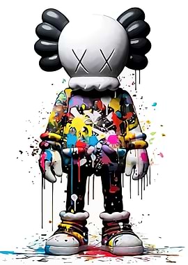 Kaws graffiti