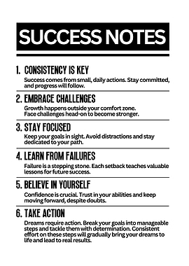 Success Notes