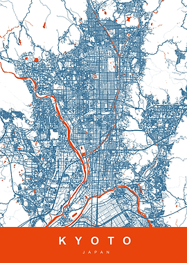 MAP KYOTO JAPAN