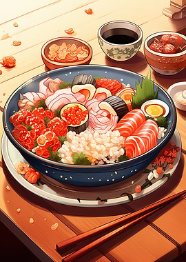 Japanese Seafood Bowl