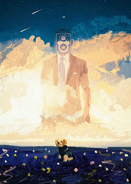 Camera Man in the Clouds