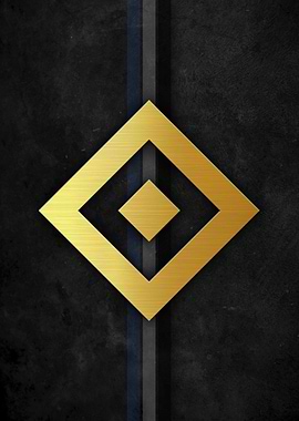 Hamburg Sport-Verein V' Poster, picture, metal print, paint by