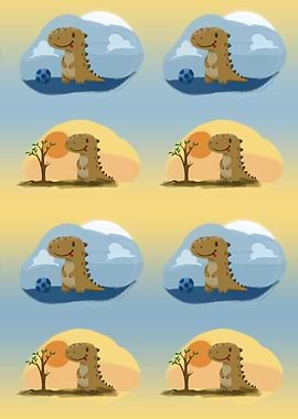 Dino Pattern gradient