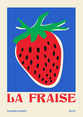 La Fraise Strawberry Art