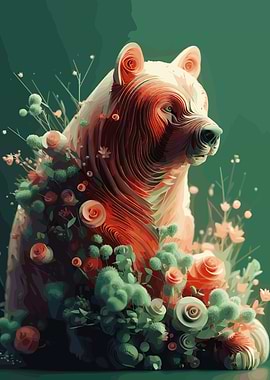 Bear 3D Illustration
