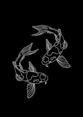 Minimalist Japanese Fishes