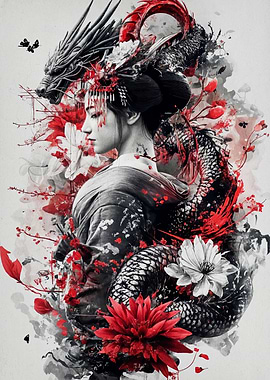 Geisha Samurai Japan