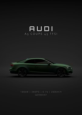 Audi A5 Coupe Green Specs