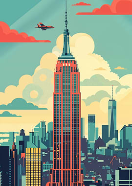 Empire State Building Skyline