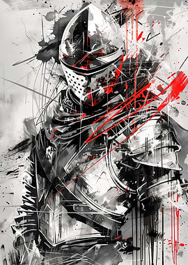 Knight in Abstract Armor