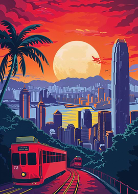 Hong Kong Skyline Tram