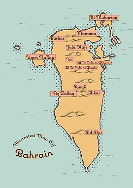 Bahrain Map