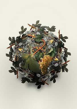 Vermentino Grapes Wreath