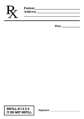 RX medical prescription bl