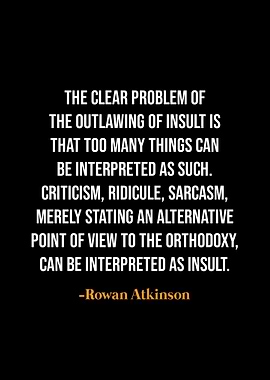 Rowan Atkinson quotes