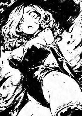 Black and White Witch Manga