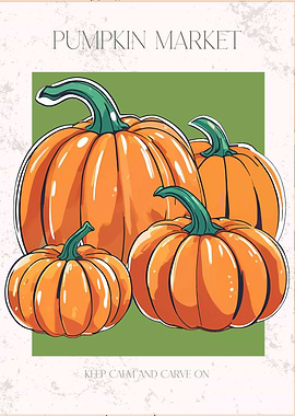 Pumpkin Market Poster