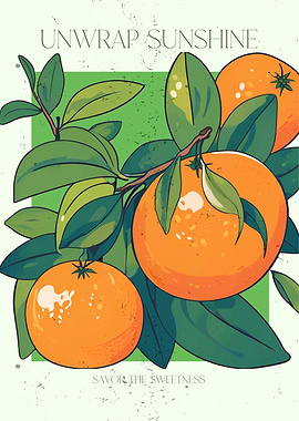 Orange Tree Illustration
