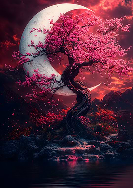 Cherry Blossom Moon