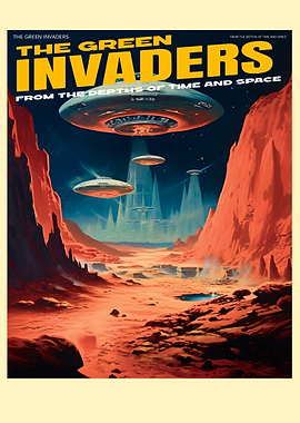 Green Invaders Poster
