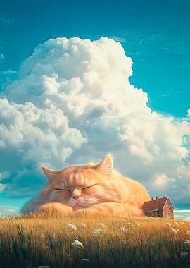 Giant Cat Napping