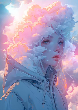 Cloud Anime Girl