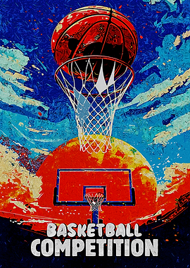 Basketball Competition Art