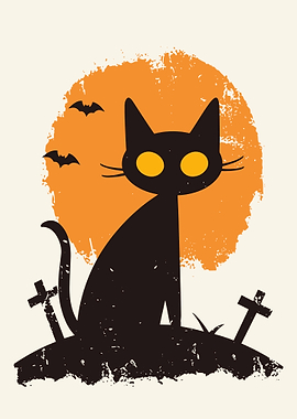 Halloween Black Cat