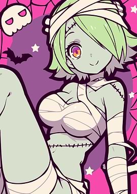 Kawaii Anime Zombie Girl Halloween