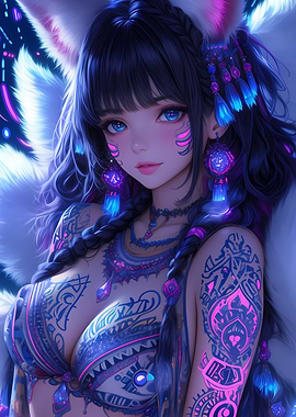 Cyberpunk Anime Girl